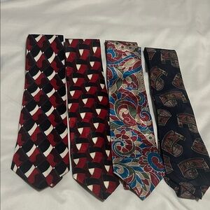 Surrey Wembley polyester tie lot